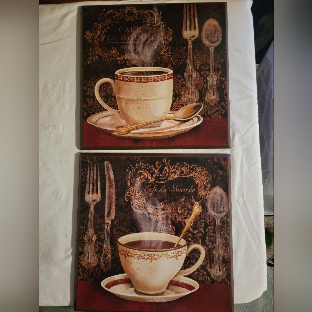 Coffee Wooden Art Decorations